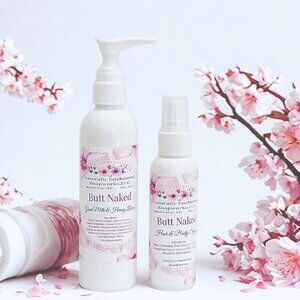 Fruity Body lotion & Body Mist set, Hair perfume, body spray, goat milk lotion